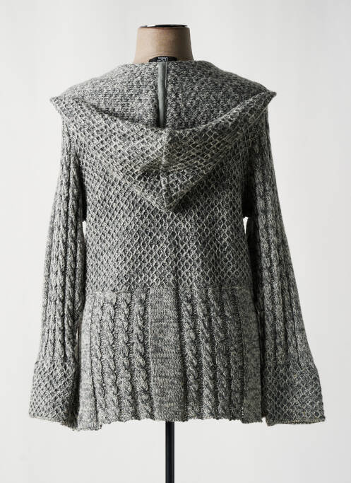 Gilet manches longues gris JEAN DELFIN pour femme