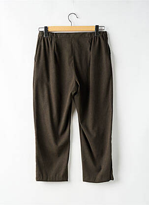 Pantalon droit taille élastique vert 20/20 femme