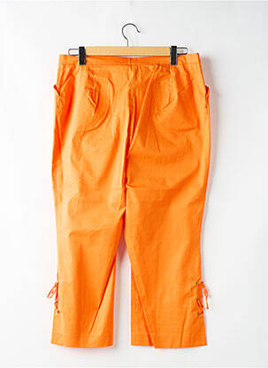 Pantalon droit poches orange LUISA VIOLA femme