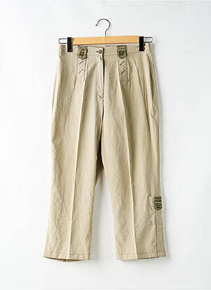 Pantalon 7/8 taille élastique vert ATLANTA femme