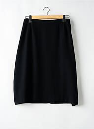 Jupe mi-longue coupe droite noir FRANCOISE F femme
