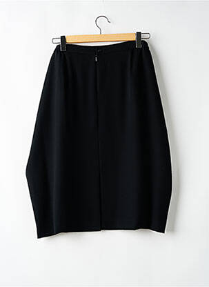 Jupe mi-longue coupe droite noir FRANCOISE F femme