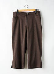 Pantalon 7/8 marron LAURA DE L'ISLE pour femme seconde vue