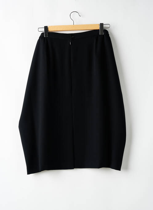 Jupe mi-longue coupe droite noir FRANCOISE F femme