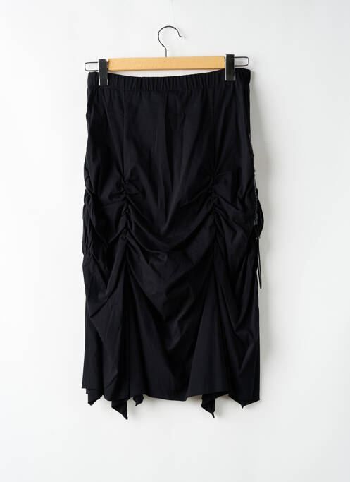 Jupe mi-longue noir GRIFFON pour femme