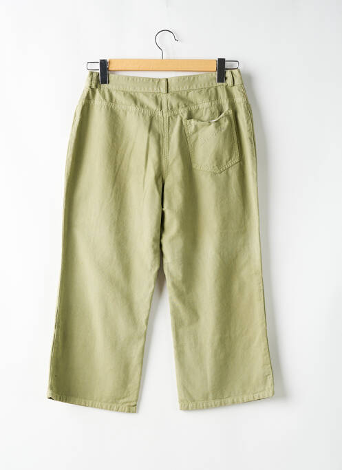 Pantalon 7/8 vert S.CAPADE pour femme