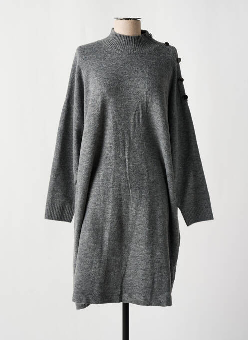 Robe pull gris YESTA pour femme