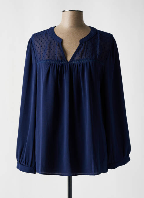 Blouse bleu A BELLE BY J.E CREATION pour femme