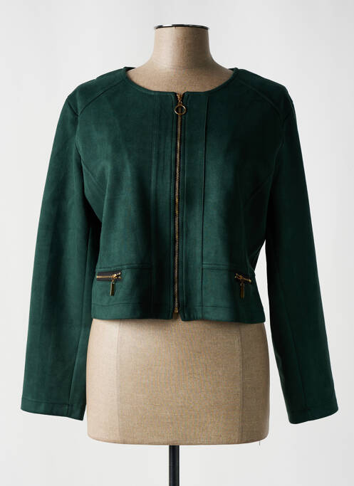 Veste casual vert VETISTYLE pour femme