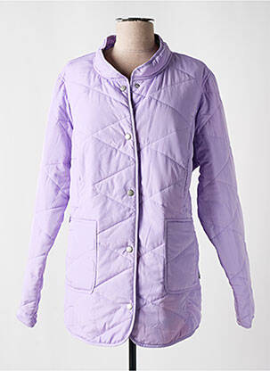 Doudoune manches longues sans capuche violet ZHENZI femme