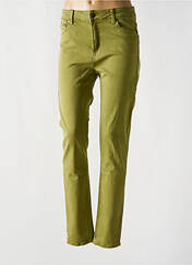 Pantalon droit vert YEST pour femme seconde vue