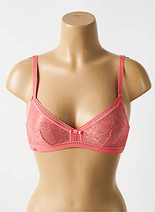 Soutien-gorge effet matière satinée haut soutien-gorge emboitant rose LOU femme