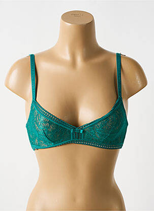 Soutien-gorge sans armature haut soutien-gorge emboitant vert LOU femme
