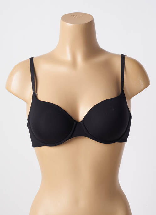 Soutien-gorge haut soutien-gorge moulé haut soutien-gorge moulé noir LOU femme