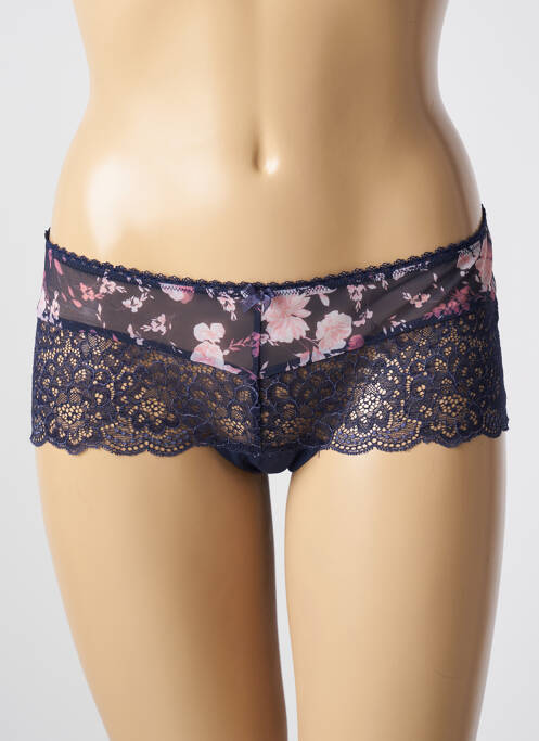 Shorty bleu EMPREINTE pour femme