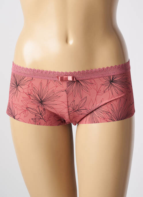 Shorty rose LOU pour femme