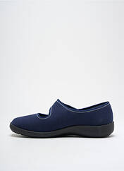 Chaussons/Pantoufles bleu FARGEOT pour femme seconde vue