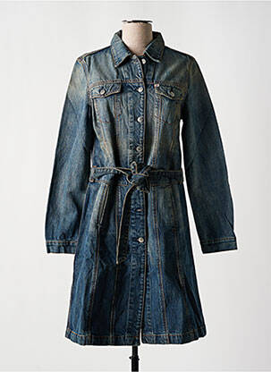 Robe mi-longue manches longues manches longues bleu MISS SIXTY femme
