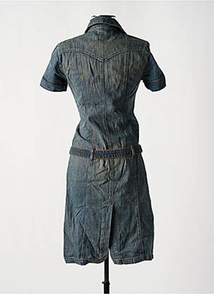 Robe mi-longue manches courtes manches courtes bleu MISS SIXTY femme