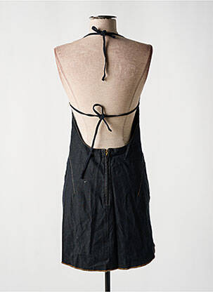 Robe courte fermeture zippée au dos fines bretelles bleu REPLAY femme