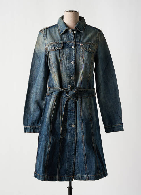 Robe mi-longue manches longues manches longues bleu MISS SIXTY femme