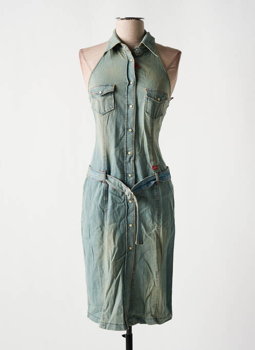 Robe mi-longue bleu MISS SIXTY pour femme