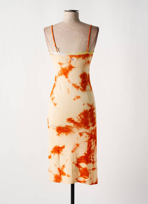 Robe mi-longue orange MISS SIXTY pour femme