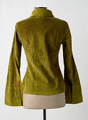 Chemisier coupe cintrée manches longues vert MISS SIXTY femme
