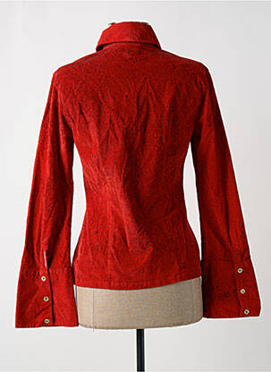 Chemisier coupe cintrée manches longues rouge MISS SIXTY femme