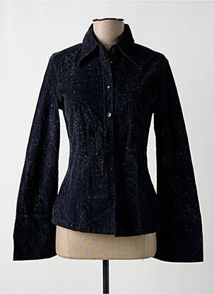 Chemisier coupe cintrée manches longues noir MISS SIXTY femme