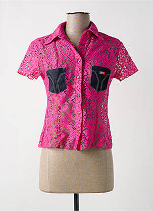 Chemisier manches courtes manches courtes rose MISS SIXTY femme