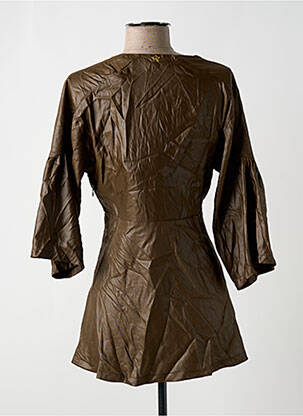 Tunique manches longues manches 3/4 marron WE ARE REPLAY femme