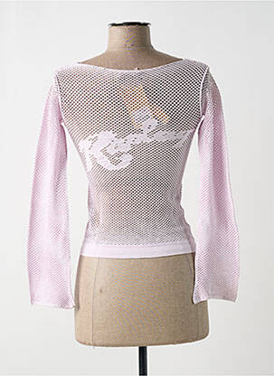Top stretch manches longues rose REPLAY femme