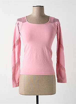Top stretch manches longues rose REPLAY femme