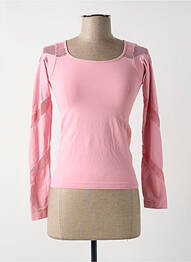 Top stretch manches longues rose REPLAY femme