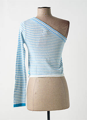 Pull resserrée sur le bas manches longues bleu MISS SIXTY femme