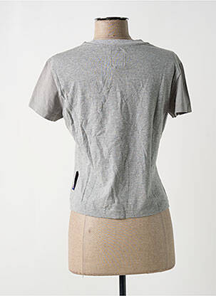 T-shirt coupe droite manches courtes gris KILLAH femme