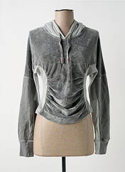 Sweat-shirt à capuche gris MISS SIXTY pour femme seconde vue