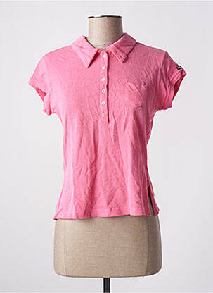 Polo stretch manches courtes rose MISS SIXTY femme