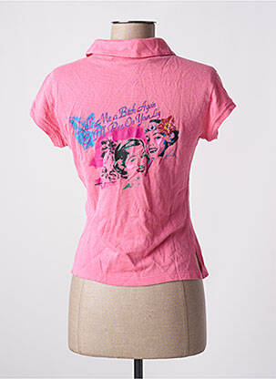 Polo stretch manches courtes rose MISS SIXTY femme