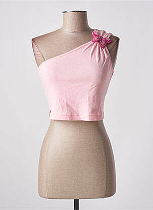 Débardeur stretch sans manche rose MISS SIXTY femme