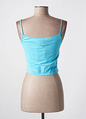 Top coupe cintrée fines bretelles bleu MISS SIXTY femme