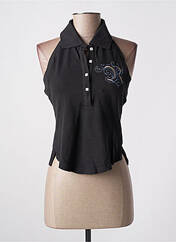 Polo noir REPLAY pour femme seconde vue