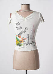 T-shirt gris REPLAY pour femme seconde vue