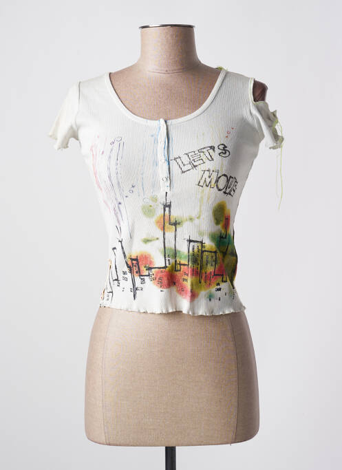 T-shirt gris REPLAY pour femme