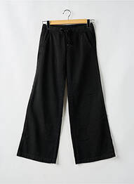 Pantalon droit fermeture zippée sous rabat boutonné noir DIESEL femme