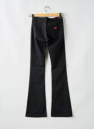 Pantalon droit fermeture zippée sous rabat boutonné noir MISS SIXTY femme