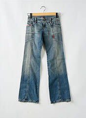Jeans coupe droite bleu DIESEL pour femme seconde vue