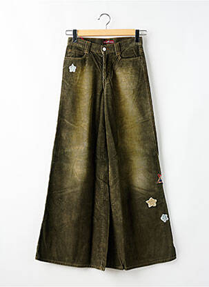 Pantalon flare coupe évasée vert KILLAH femme