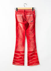 Pantalon flare rouge KILLAH pour femme seconde vue